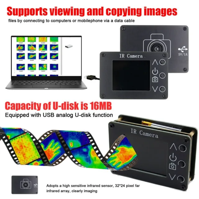 Reliable Handheld Thermal Imaging Camera for Industrial Temperature Detection