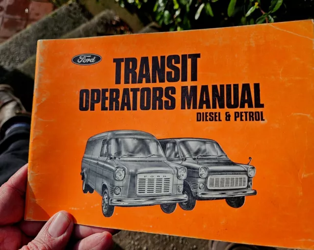 1975 Ford Transit Operators Manual Diesel & Petrol