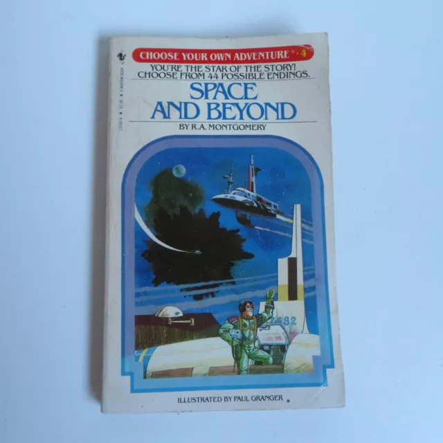 Choose Your Own Adventure #4 SPACE AND BEYOND Bantam Book