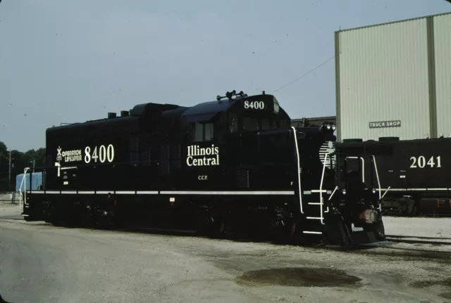 IC Illinois Central EMD GP10 Kodachrome original Kodak slide