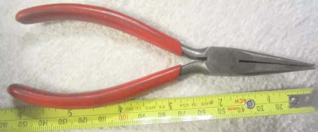 6" Snap On 95ACP long Needle Nose Pliers,tool VTG