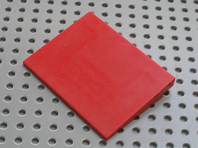 Red Slope brick 4515 LEGO / Set 3433 6543 8671 8654 8143 6561 6334 10036 ...