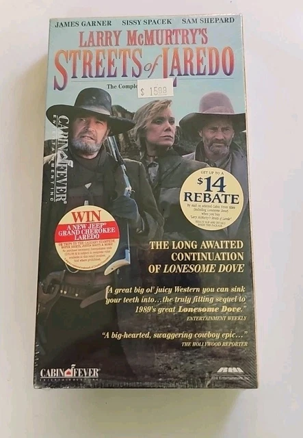 LARRY MCMURTRY'S STREETS Of Laredo - The Complete Epic (VHS