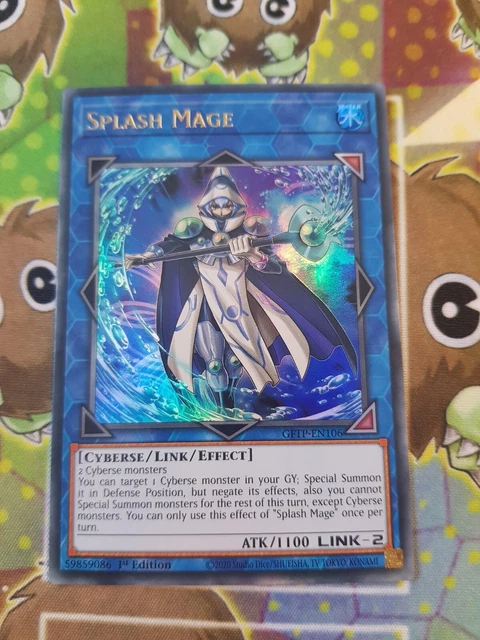 Splash Mage -  GFTP-EN0106 - Ultra Rare 1st Edition - YuGiOh - MINT
