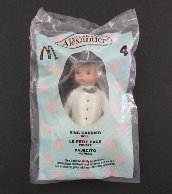 2003 Madame Alexander #4 Caucasian Ring Carrier Doll McDonald's Happy Meal Toy