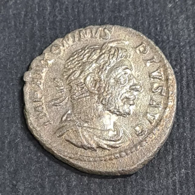 Roman Coin, Elagabalus, AD 218-222, Silver Denarius, Sear No 7549, RIC 146