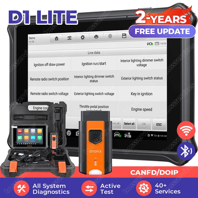 OTOFIX D1 LITE Car Diagnostic Scanner Tool OElevel Diagnosis OBD2 Code