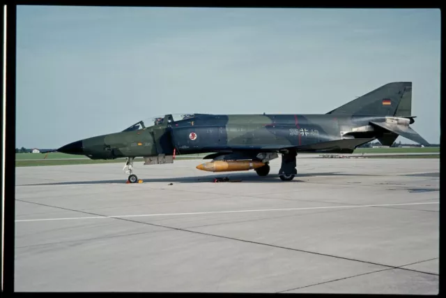 Aircraft Slide Flugzeug Dia Rf-4E 35+40 Ag-51 Luftwaffe 0433