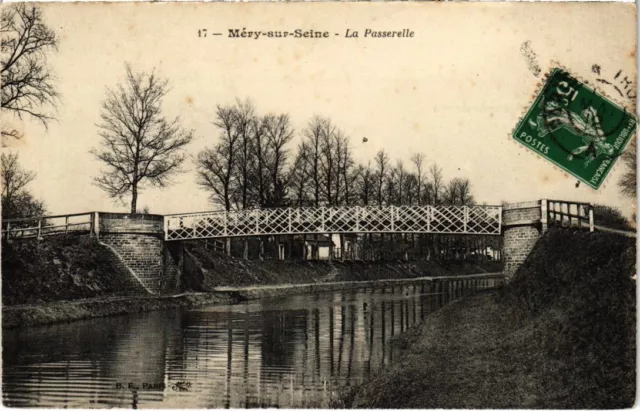 CPA MÉRY-sur-SEINE - La Passerelle (71227)