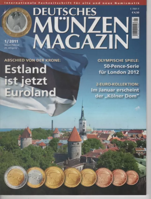 Deutsches Münzenmagazin Nr. 1/2011, TOP Zustand, Neupreis 5,40 Euro