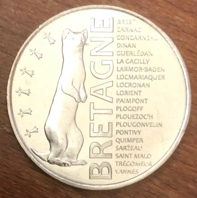 Mdp 2018 Bretagne Pontivy Médaille Monnaie De Paris Cupro Nickel Jeton Medals