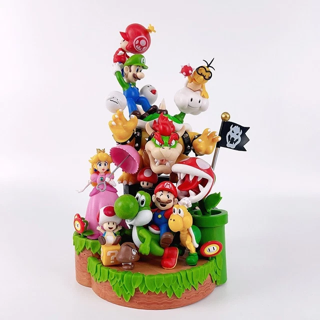28CM SUPER MARIO Bros Action Figure Toys Large Collection Doll PVC