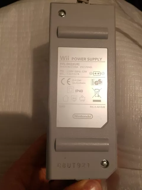 Alimentation Nintendo Wii Officielle - RVL-002 - Power supply / AC Adapter