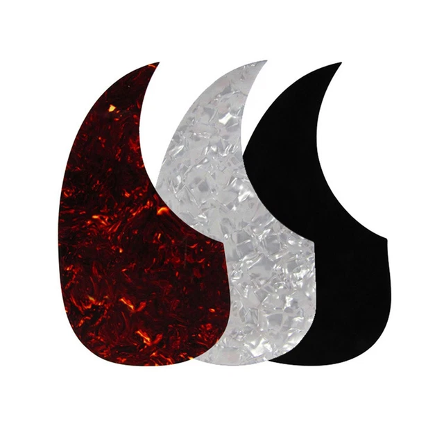 Left Handed Acoustic Guitar Pickguard Scratch Plate Comma Shape Self-adhesive