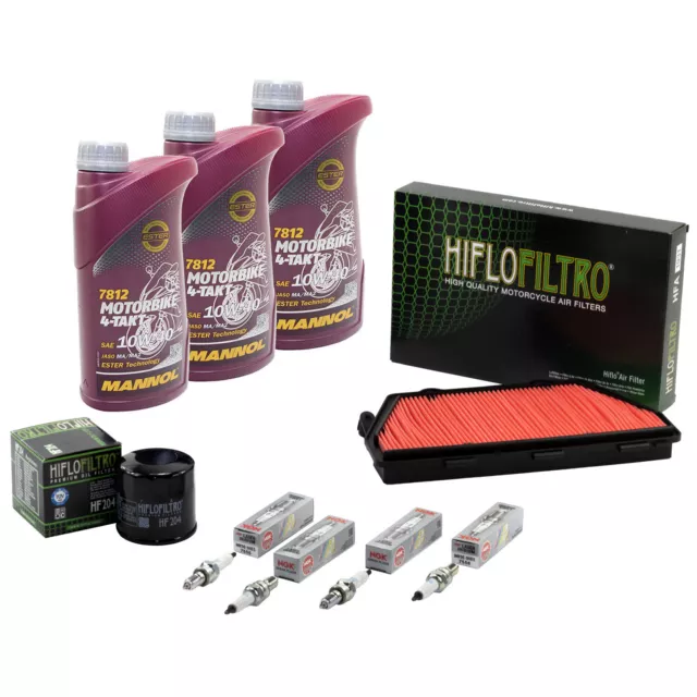 Kit 3L Aceite Mantenimiento para Honda CBR 1000RR SC59 08-16 Filtro De Bujía