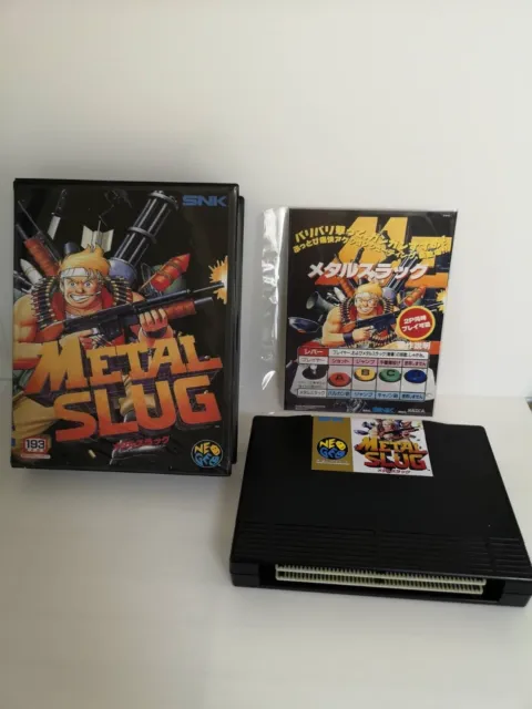 NEO GEO AES ROM Metal Slug MVS Convert EP ROM SNK With Case