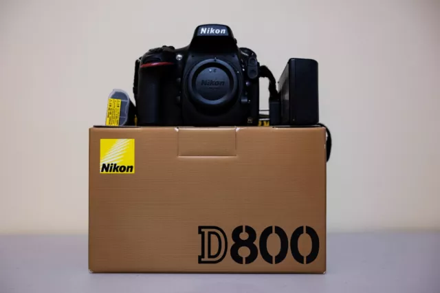 Nikon D800 36.3 MP Digital SLR Camera - Black (Body Only)