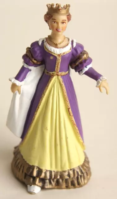 2002 Papo QUEEN Figure w/ Crown PVC Castle Medieval Figure Figurine Cake Topper 2002 Papo QUEEN Figure w/ Crown PVC Castle Medieval Figure Figurine Cake Topper