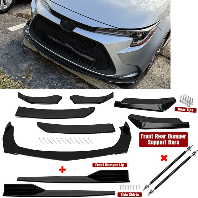 For Toyota Corolla/ Front Rear Bumper Lip Spoiler Splitter Body Kit Side Skirt/