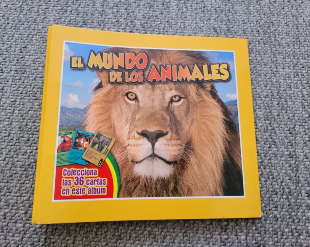 Album Mundo De Los Animales 24 Fichas De 36 Carpeta Fold Jungla