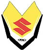 Factory Effex Front Fender Graphic For Suzuki RMZ 250 10-16, 450 08-16 19-30426
