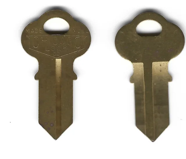 Chicago K4L Original Double Sided Key same as Ilco 1041GA / CG2