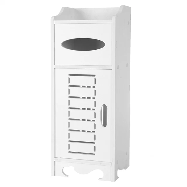 Gabinete de baño blanco impermeable de una sola puerta