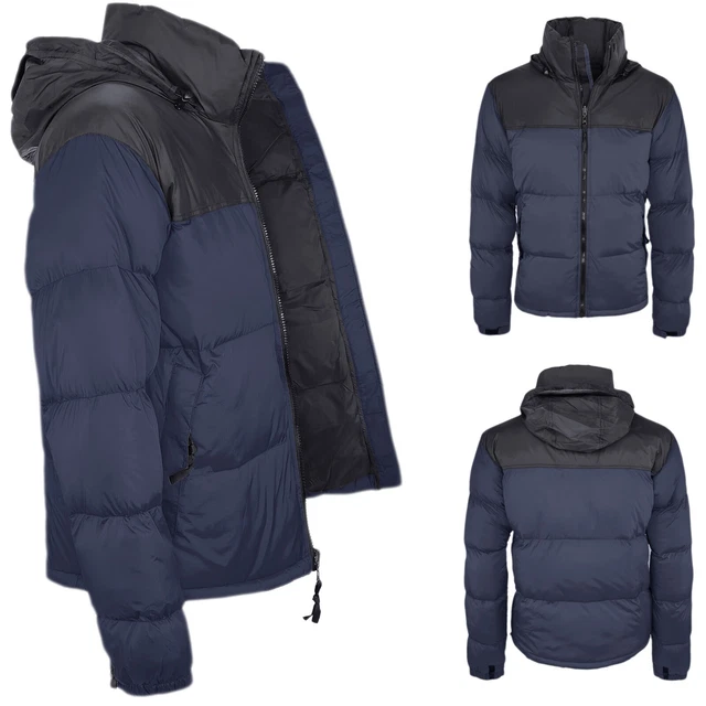Giubbotto Uomo Invernale Giubbino Imbottito Piumino Casual Giacca Regular VEQUE