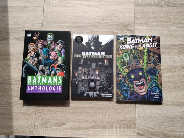 batman comics panini X 3 Anthologie Der Weiße Ritter König Der Angst Neu