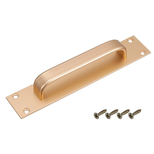 1Pcs Door Handle Pulls, 200mm/7.87" Sliding Barn Door Handles for Kitchen, Gold