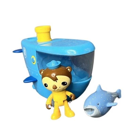 OCTONAUTS GUP C & Shellington Playset Land Sea Vehicle With Whale Works