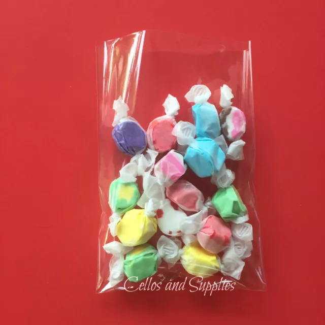 100 Clear Party Gift Chocolate Wedding Favor Candy Cello Treat Bags Cellophane