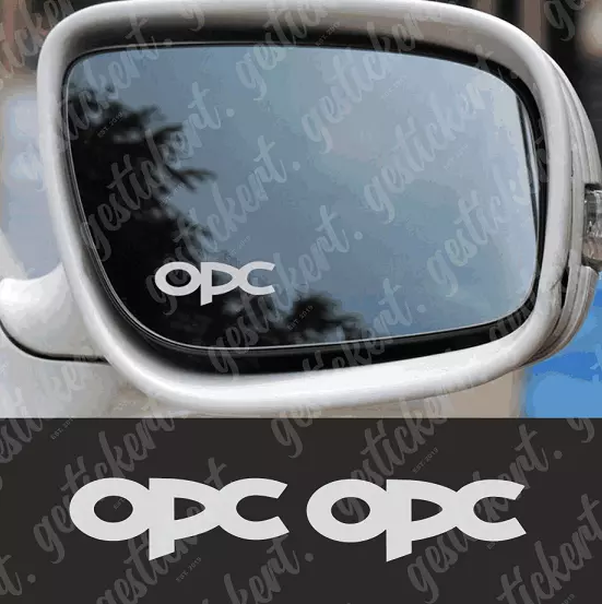 2X SPIEGEL AUFKLEBER für Opel Astra Corsa Insignia OPC Tuning Sticker Auto  EUR 3,99 - PicClick DE