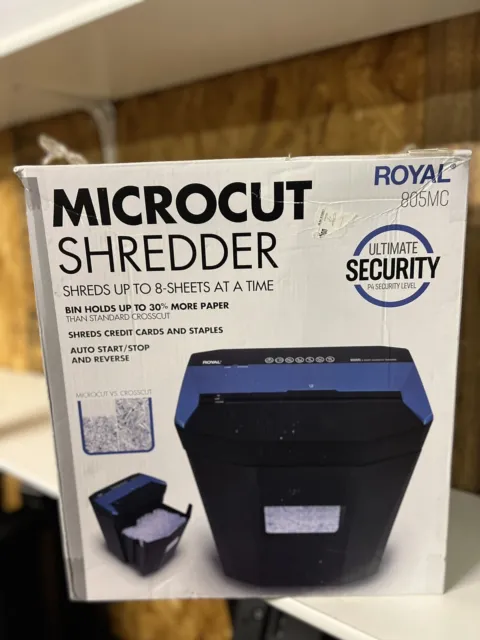 Royal 805MC 8 Sheet Microcut Shredder M55B