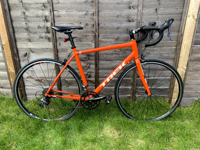 TREK ALPHA 100 01 Road Bike Excellent Condition Orange 54cm 149.00 PicClick UK