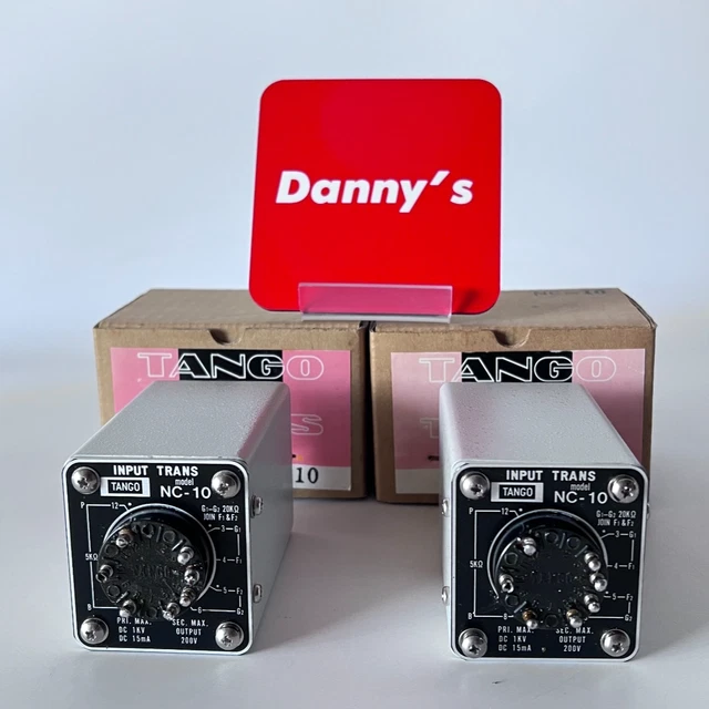 TANGO NC-10 INPUT Transformer Pair Box Set 1KV 15mA 200V