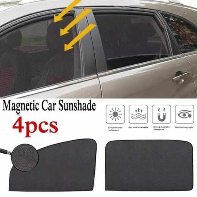 Magnetic Car Sun Shade UV Protection Car Curtain Car Window Sunshade Side Window