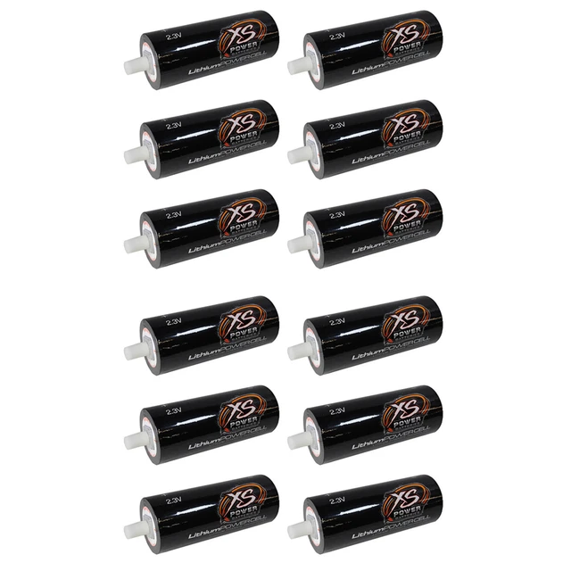 XS Power 12 Pack of 40 AH Lithium Cells 2.3v Lithium Titanate Oxide (LTO)