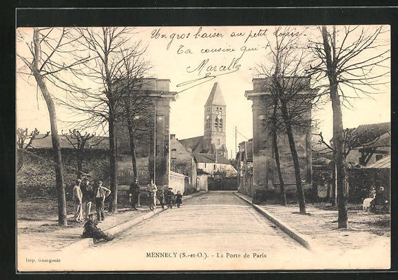CPA Mennecy, La Porte de Paris