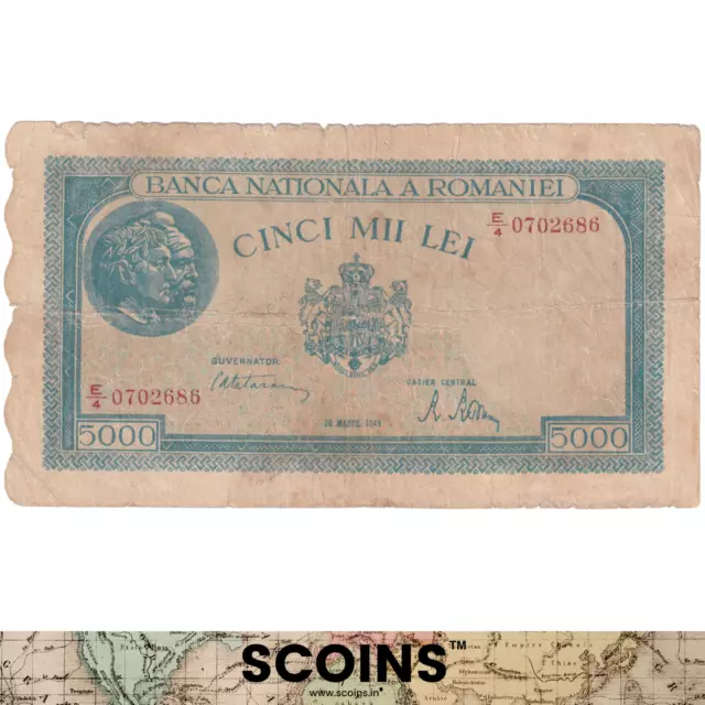 Banca Nationala A Romaniei Five Thousand 1945 E4 0702686