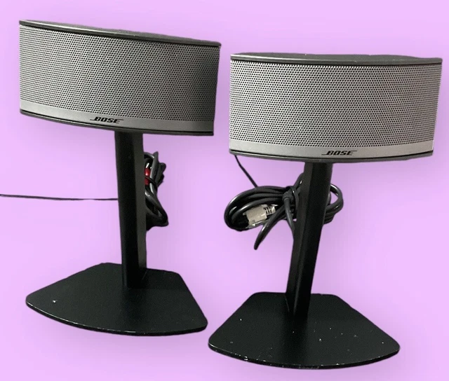 GENUINE BOSE COMPANION 5 Multimedia Computer Speakers w/ Stands Left