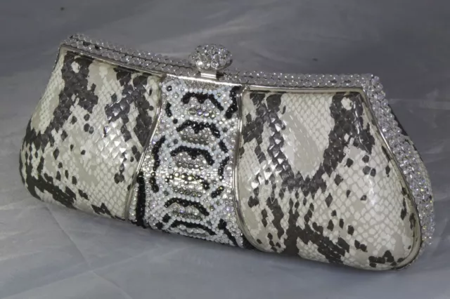 Jimmy Crystal New York Swarovski Crystal Evening Bag