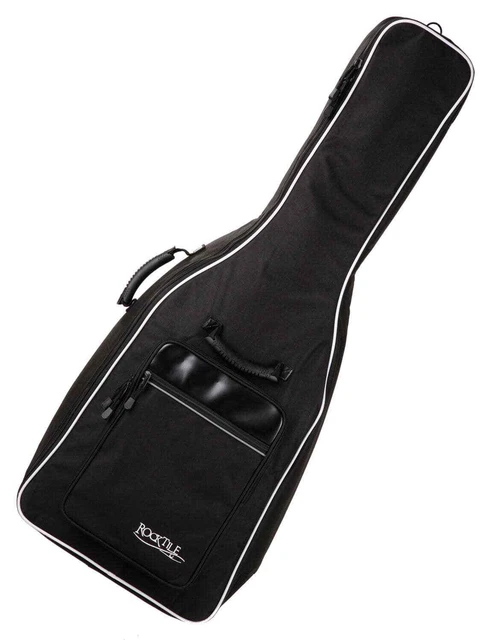 Acoustiqe Basse Guitar Bag Étui Souple Housse Rembourée Sac Poche Sangles Noir