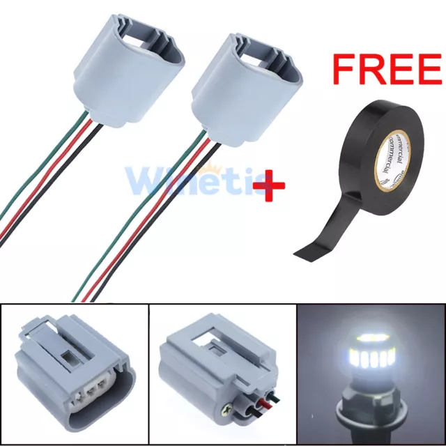 H13 9008 Headlight Connector Pigtail Wire Harness For Ford F-150 F150 2004-2019