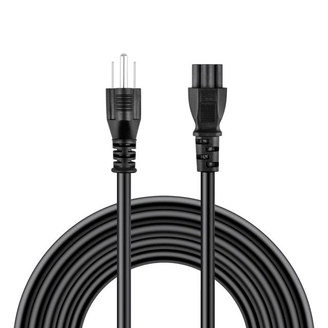 5ft UL AC Power Cord Cable Lead For Dell Inspiron 9300 2200 XPS 3-Prong Plug