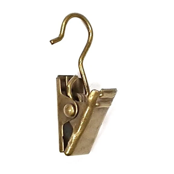 Lot De 2 Crochets Plats En Laiton 32 X 15 Mm | Castorama