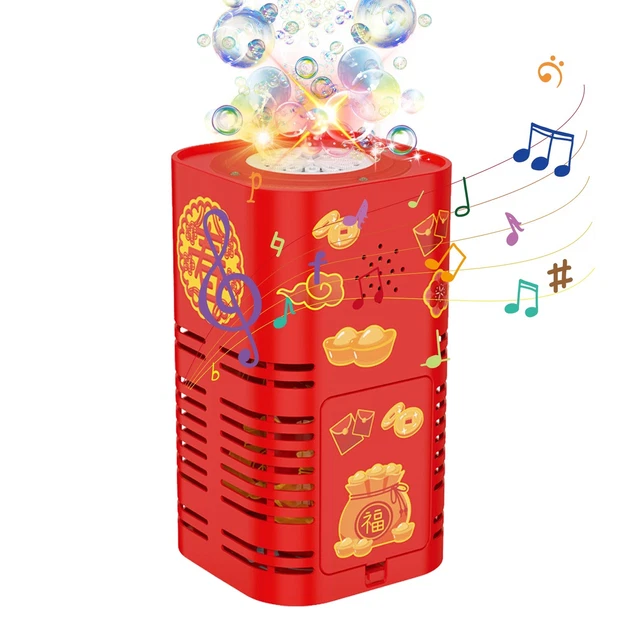 Alta Qualità Bubble Maker Con 12-Hole & Luce Interno Bambini Macchina Esterni