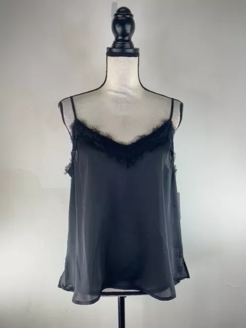 BP Women's Black Sleeveless Lace Pullover Tank Shirt SZ M