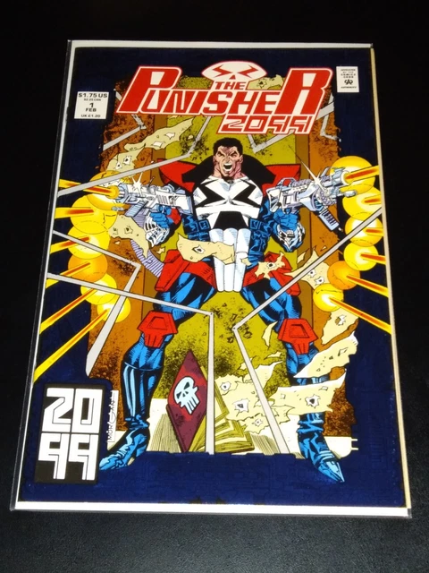 The Punisher 2099 Vol 1 #1, Blue Foil Cover, Feb 1993, Marvel Comics (CP50)