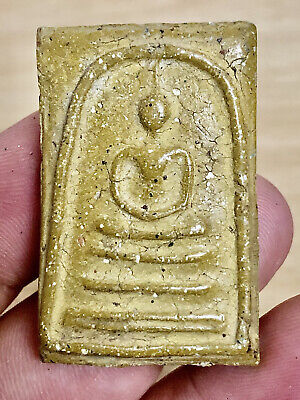 Phra Somdej LP Toh Wat Rakang Chinese Thai Amulet Buddha Charm Talisman Old K988